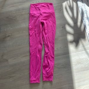 Lululemon pink aligns